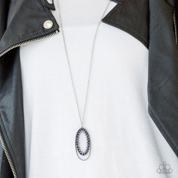 Money Mood- Blue Necklace